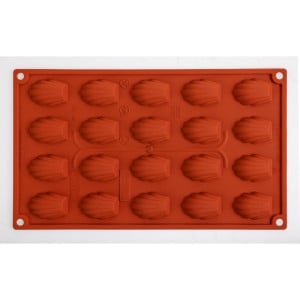 Moule 20 Mini-Madeleines em Silicone Formaflex - GN 1/3 - Pavoni