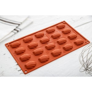 Forma de 20 mini-madeleines em silicone Formaflex - GN 1/3 - Pavoni