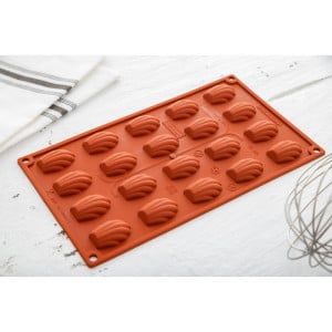 Moule 20 Mini-Madeleines em Silicone Formaflex - GN 1/3 - Pavoni