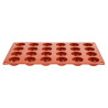 Moule 24 Pomponnettes em Silicone Formaflex - Pavoni