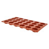 Moule 24 Pomponnettes em Silicone Formaflex - Pavoni