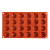 Moule 24 Pomponnettes em Silicone Formaflex - Pavoni