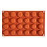 Moule 24 Pomponnettes em Silicone Formaflex - Pavoni