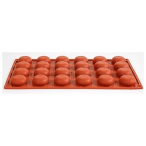 Moule 24 Pomponnettes em Silicone Formaflex - Pavoni