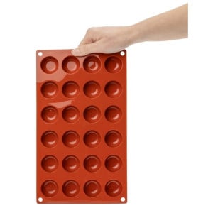 Moule 24 Pomponnettes em Silicone Formaflex - Pavoni