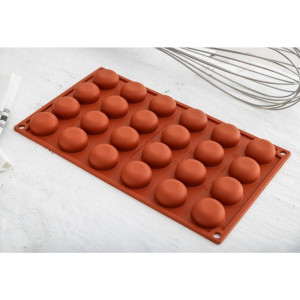 Forma de 24 Pomponettes em Silicone Formaflex - Pavoni