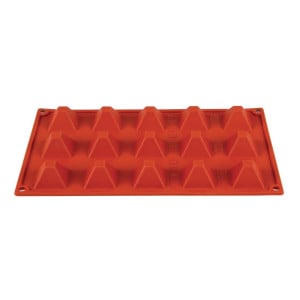 Moule 15 Pirâmides em Silicone Formaflex - Pavoni