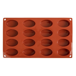 Forma de 16 ovais em silicone Formaflex - GN 1/3 - Pavoni