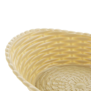 Oval Polypropylene Basket 215 x 160mm - Olympia KRISTALLON - Fourniresto