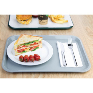 Tabuleiro de self-service 305 x 415mm cinza - Olympia KRISTALLON - Fourniresto