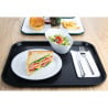 Tabuleiro de self-service preto 450 x 350mm - Olympia KRISTALLON - Fourniresto