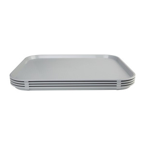 Plateau self-service gris 350 x 450mm - Olympia KRISTALLON - Fourniresto