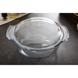 Cocotte Redonda de Vidro - 3,75L - Pyrex