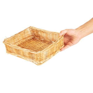 Square Wicker Table Basket - Olympia