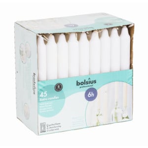 Velas bistrô 177mm brancas - FourniResto - Fourniresto