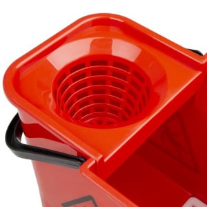 Red 14L wringer bucket - Jantex - Fourniresto