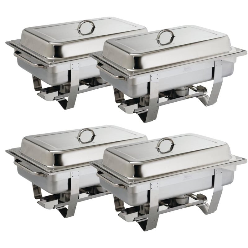 - Conjunto de 4 Chafing Dish Milan GN 1/1 - Olympia