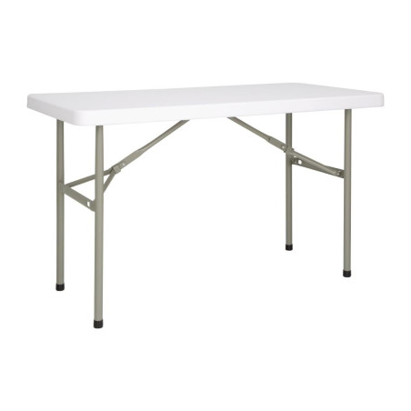 Mesa retangular dobrável - 1220mm - Bolero - Fourniresto