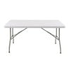 Mesa retangular dobrável - 1520mm - Bolero - Fourniresto