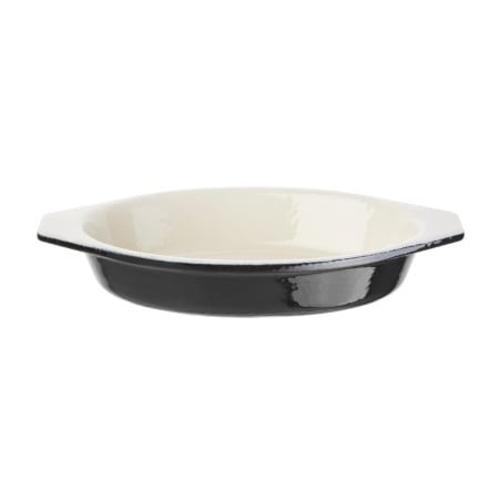 Prato de Gratinado Oval Preto - 650 ml - Vogue