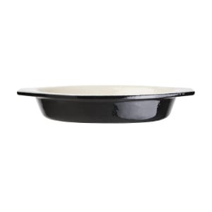 Prato de Gratinado Oval Preto - 650 ml - Vogue