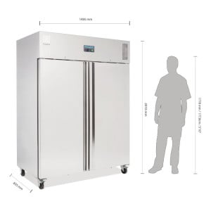 Armoire Refrigerada 2 Portas 1300L - Positiva - Polar