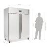 Armário Refrigerado Negativo 2 Portas - 1300 L - Polar - Fourniresto