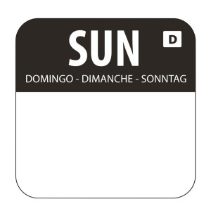 Etiquetas Solúveis para Alimentos "Domingo" - Caixa de 1000 - Vogue