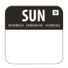 Etiquetas Solúveis para Alimentos "Domingo" - Caixa de 1000 - Vogue