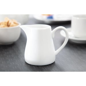 Pots à lait blancs 212ml - Olympia - Fourniresto