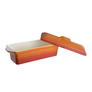 Terrina de Ferro Fundido Laranja - 1,3 L - Vogue