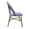 Chaise Style Parisien en Rotin Bleu - Lot de 2 - Bolero