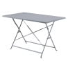 Table de Terrasse Pliable Grise - 1100 x 700 mm - Bolero