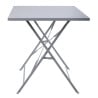 Folding Grey Terrace Table - 1100 x 700 mm - Bolero