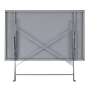 Mesa de Terraço Dobrável Cinza - 1100 x 700 mm - Bolero