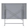 Mesa de Terraço Dobrável Cinza - 1100 x 700 mm - Bolero