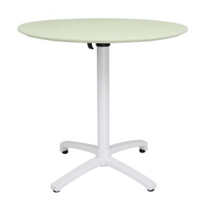 Table Pliante Ronde en PP - 800 mm - Vert Menthe - Bolero