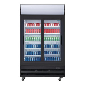 Vitrina refrigerada positiva para bebidas - Portas de correr - 950 L - Polar