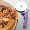 Roda de Pizza Hygiplas: 102mm, Cor Violeta, Alergénios.