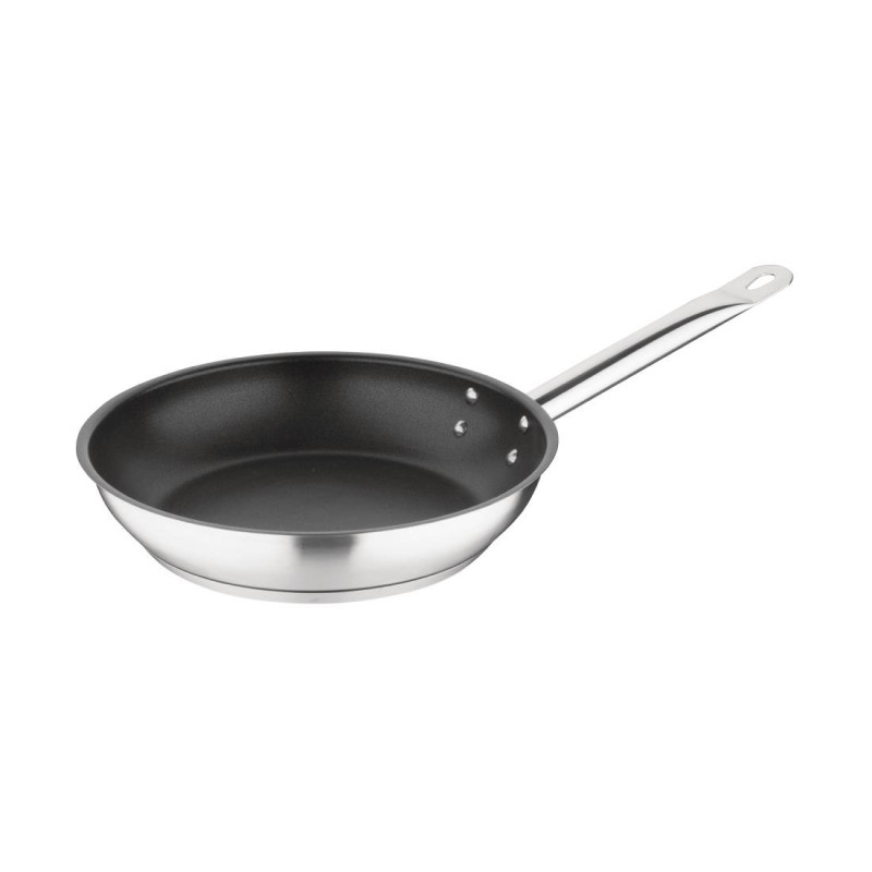 Stainless Steel Non-Stick Pan 240mm Vogue Teflon Platinum Plus FC096