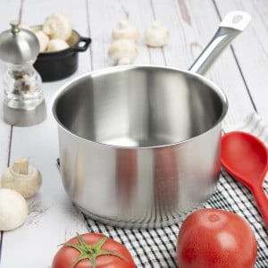 Caçarola Inox Vogue 180 x 110 mm - Cozinha profissional de qualidade