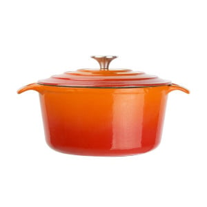 Cocotte Redonda Laranja Vogue 3,2 L em Ferro Fundido