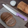 Couteau à pâtisserie denté violet 25 cm - Hygiplas - Résistant & pratique