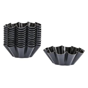 Moules para Mini Brioche Antiaderentes 75 mm - Conjunto de 12, Matfer Bourgeat