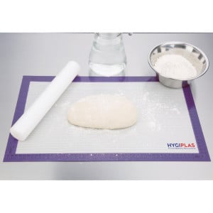 Tapete de Cozimento Antiaderente Hygiplas 520x315mm - Silicone de Qualidade | Alergénios & Fácil de Limpar