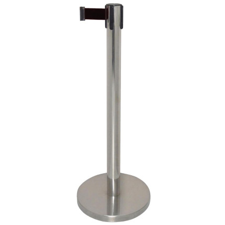 Retractable Barrier Black Strap 3m Bolero GG724: Security and Elegance
