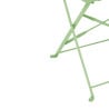 Light Green Steel Folding Chairs - Comfort and Durability