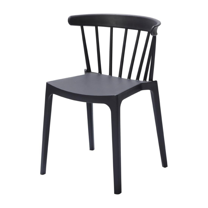 Cadeiras Polipropileno Antracite - Conjunto de 4: Design elegante e conforto duradouro Cadeiras Polipropileno Antracite - Conjunto de 4: Design elegante e conforto duradouro