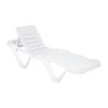 Chaises Longues en Polypropylène Blanc - Lot de 4 by Resol