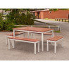 Banc Externo Imitação Madeira de Nogueira 1050 mm Gopak CK814